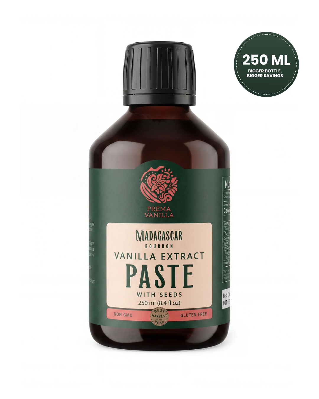 Pure Madagascar Bourbon Vanilla Extract paste with Seeds